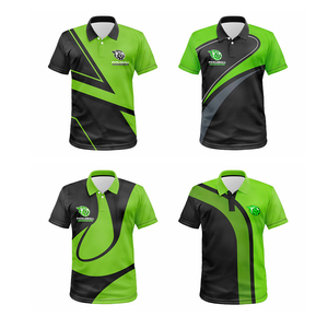 Custom Printed Breathable Quick Dry Digital Print 100% <b>Polyester</b> American Football Jersey Men's Sports <b>Shirt</b> Button Short Sleeve - Product Image 6