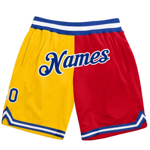 Pantalones Cortos de Baloncesto Personalizados para Hombre, Diseño Deportivo Transpirable de Poliéster con Logotipo Frontal y Cintura Elástica - Product Image 1