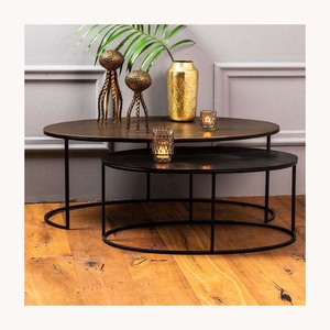 New Arrival Luxury <b>Marble</b> And Metal Coffee <b>Table</b> Set Stylish Handmade Modern Coffee <b>Table</b> Set For Home Furniture Factory Dire - Product Image 5