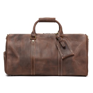 Wholesale Supply Leather Travel Bag for Long Trips Duffel Bag for Travel Gym and Storage Use Available At Reasonable Price - Product Image 5