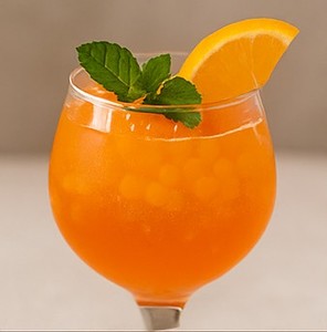 Jarabe de Boba con Sabor a Naranja de Alta Calidad en Botella para Servicio de Bebidas en Hostelería - Product Image 5