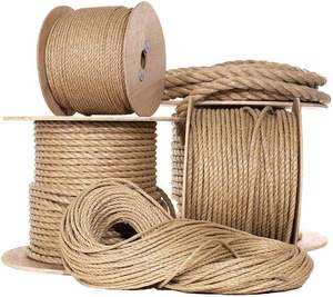 Corde en jute pour artisanat et décoration – Corde en jute torsadée résistante et écologique pour le jardinage, l'emballage et les projets de bricolage – Vente en gros - Product Image 5
