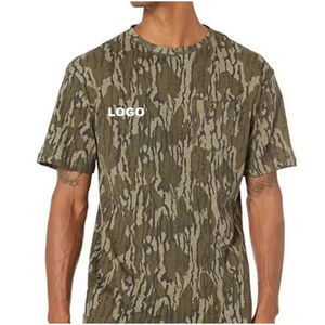 Camisetas Personalizadas para Hombre, Estilo Bottomland, 100% Algodón, Transpirables, Ecológicas, al por Mayor, Camiseta de Camuflaje Bottomland - Product Image 2