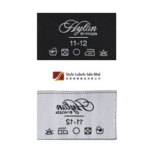 Étiquettes tissées personnalisées de qualité supérieure, avec logo de marque, coupées à la chaleur et à l'élastomère, lavables pour vêtements et sacs - Product Image 2
