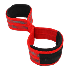 Sangles de levage en coton personnalisées en forme de 8 – Respirantes, légères, réglables, antidérapantes, légèrement extensibles, pour le soutien et l'exercice - Product Image 3