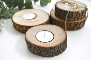 Custom Wooden <b>Tea</b> Light Holder Decorative Geometric Candle <b>Stand</b> for Hotels Restaurants and Homes - Product Image 5