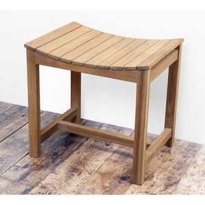 Banc de douche en teck fabriqué en Indonésie - Product Image 1