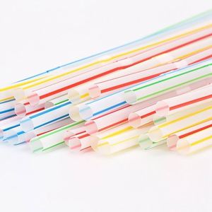 High quality OEM Manufacturer Reusable PP Plastic Bubble Tea Smoothie Milkshake Boba <b>Drinking</b> Disposable <b>Straws</b> dia 6/8/10mm - Product Image 5