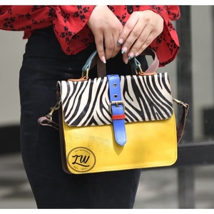 LW Luxury Fashion Women's Handbag High Quality Zebra Print Genuine Leather Side <b>Bags</b> for <b>Summer</b> Genuine Leather Lining - Product Image 4