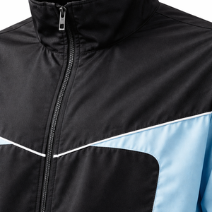 Premium Black Zipper Nylon Windbreaker <b>Set</b> Custom Wholesale Factory Supplier USA Casual Autumn Streetwear Jacket Pants Outfit - Product Image 6
