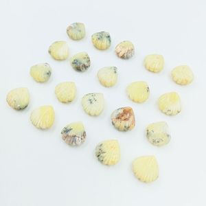 Perles de coquillage sculptées en forme de citron, 2 pièces, perles en vrac pour la fabrication de bijoux, fournisseur en gros - Product Image 4