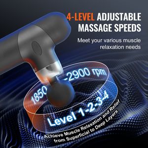 Mini Pistola per Massaggio Portatile per Tessuti Profondi e Percussione Muscolare, Dispositivo Manuale per il Sollievo di Atleti, per Dolori a Testa e Corpo - Product Image 3