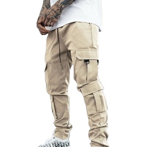 Pantalon cargo en toile pour homme de qualité supérieure, service OEM, respirant, séchage rapide, 100% coton, orienté vers l'exportation - Product Image 4