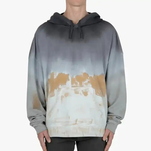 Custom Logo Winter Casual <b>Men's</b> Acid Wash Fleece Heavyweight Hoodie-Wholesale Street Wear - Product Image 1