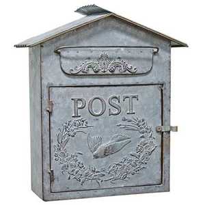 Boîte aux lettres antique avec crochets, dernier design, en tôle, pour jardin et ferme, montage mural, pour la réception des journaux - Product Image 5