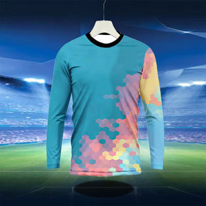 Camiseta de Manga Larga con Cuello Redondo para Hombre, Sublimable, de la Mejor Calidad, Personalizable, Corte Regular, 100% Poliéster, Transpirable, Ecológica, Talla Grande - Product Image 5