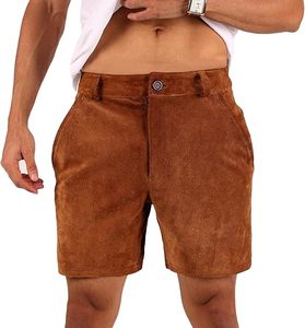 Shorts en cuir de qualité supérieure pour hommes / Shorts en cuir sur mesure à prix raisonnable pour hommes - Product Image 1