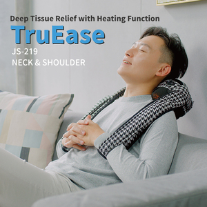 Masseur Shiatsu pour le cou et les épaules avec mouvement de pétrissage 3D, chauffage, contrôle de la minuterie pour les employés de bureau souffrant de tensions cervicales - Product Image 3