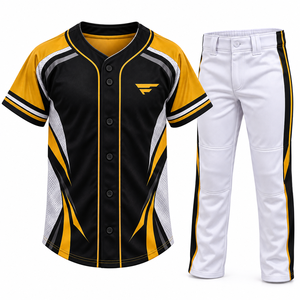 Conjunto de Uniforme de Béisbol Sublimado Personalizado para Niños, Jersey y Pantalones, Fabricante OEM de Ropa Deportiva para Equipos Juveniles de Béisbol - Product Image 2