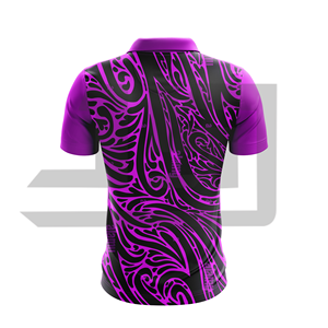 Chemise imprimée pour homme 100 % coton 220 grammes respirante anti-humidité, vêtement de sport pour le golf, le tennis, le fitness et le travail - Product Image 3