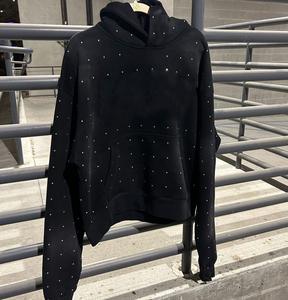 Acid Wash <b>for</b> Puff Print 100% Cotton <b>Men's</b> Oversized <b>Pullover</b> Hoodie Digital Printed Streetwear Cropped Hoodies <b>for</b> Winter - Product Image 1