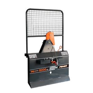 Verricello Forestale 30-50 HP, Capacità 8000 libbre, Cavo in Acciaio 200 FT, TMG FW40T, Attacco Categoria 1 per Trattore - Product Image 3