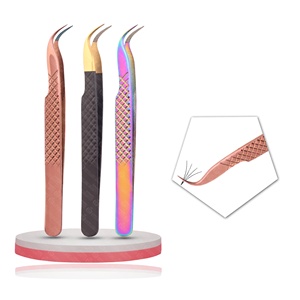 Pince à cils Pince à cils de précision Pince à cils de qualité supérieure Outils de cils professionnels préhension lisse de haute qualité - Product Image 3