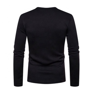 Venta al por mayor de camisetas deportivas personalizadas sublimación OEM servicio de rendimiento 100% algodón manga larga Unisex de talla grande de impresión - Product Image 1