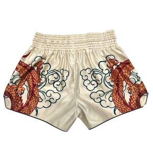 Shorts de Muay Thai personnalisés en gros pour clubs - Respirants, extensibles, séchage rapide, unisexe, pour adultes, pour la boxe et les arts martiaux - Product Image 5