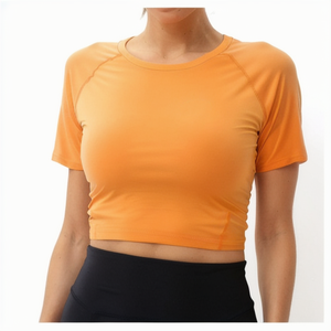 Women’s Summer <b>Crop</b> <b>Top</b> High Quality Breathable Lightweight Casual Fashion Apparel - Product Image 1