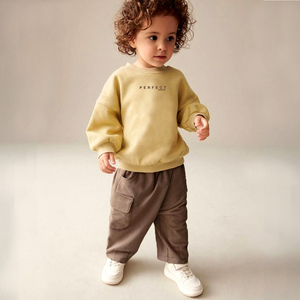 Ensembles de vêtements pour bébés de haute qualité, t-shirts et shorts pour garçons et filles, t-shirts en coton éponge pour enfants, t-shirts personnalisés, ensemble de shorts d'été - Product Image 3