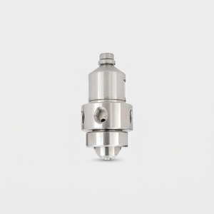 Nueva Boquilla Atomizadora de Aire de Acero Inoxidable con Cuerpo Hexagonal y Puertos Laterales, Tipo Abanico Plano, para Piezas de Equipos de Limpieza Industrial - Product Image 1