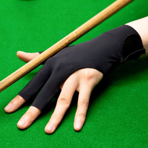 Gants de billard à 3 doigts personnalisés avec logo, durables, antidérapants et respirants, accessoires de billard pour joueur professionnel - Product Image 2
