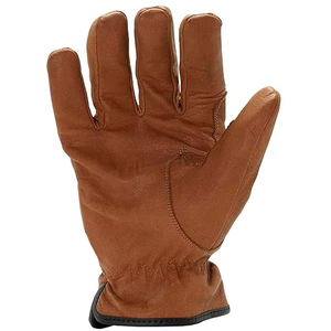Gants de course en cuir à doigts entiers, résistants à l'usure, antidérapants, pour activités de plein air, unisexes, à enfiler, toutes saisons - Product Image 1