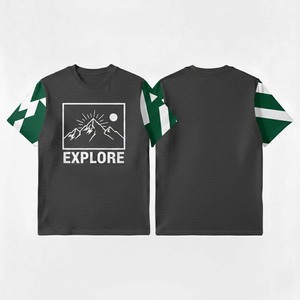 เสื้อยืดพิมพ์ลายวินเทจผู้ชาย แขนสั้น ทรงหลวม ลายกราฟิก แฟชั่นสตรีท ฤดูร้อน 2026 เสื้อยืดผู้ชายอินเทรนด์ - Product Image 3
