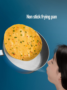 Commercial Grade Saute Pan With Multi Layer Nonstick Interior Durable Forged Aluminum Body Stay Cool Silicone Grip Handle - Product Image 2