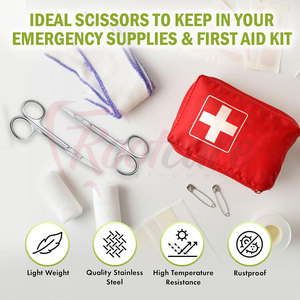 High Quality <b>Gum</b> Scissors Surgical Curved Blade Dental Scissors For Professional Clinic Use Strong Stainle - Product Image 5