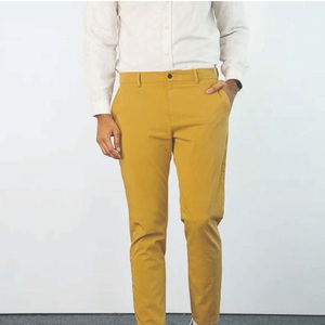 Pantalones Chino para Hombre Color Mostaza de Alta Calidad, 100% Algodón, Secado Rápido, Transpirables, Ecológicos, Fáciles de Usar, Pantalones Chino para Golf - Product Image 6