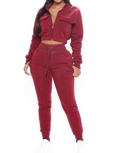 Econex <b>Sports</b> 2025 Women's Cropped Hooded Tracksuit Zipper Sweatpants <b>Short</b> Set Summer Two Piece Jogger Set - Product Image 1