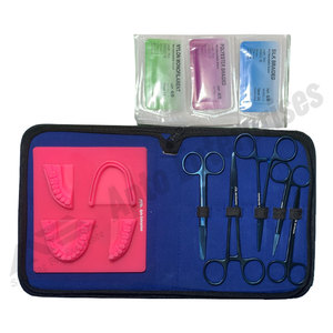 Kit de práctica de sutura quirúrgica dental al por mayor, instrumentos médicos, almohadilla de sutura de acero inoxidable, herramientas, almohadilla de entrenamiento, práctica de operación - Product Image 1