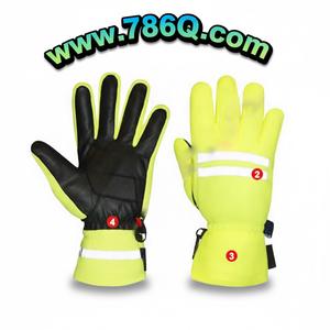Gants légers haute visibilité conduite moto cuir moto résistant aux produits chimiques gants de mécanicien - Product Image 1