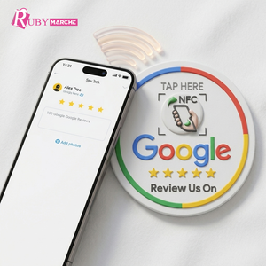 Carte NFC Google NTAG213 en PVC de haute qualité avec fréquence 13,56 MHz et mini-étiquette pour l'amélioration de la réputation des entreprises - Product Image 5