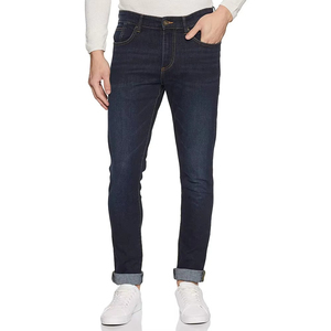 Pantalons en jean pour hommes tendance, style streetwear/casual personnalisé, respirant, coupe confortable, prix de gros raisonnable - Product Image 1