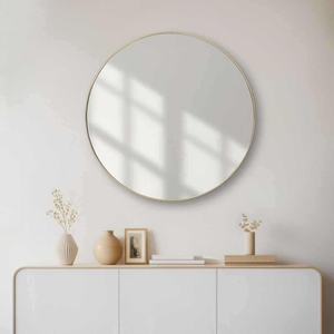 Well Selling Iron <b>Mirror</b> Art Irregular Circular Living Room Metal home decor <b>wall</b> <b>clock</b> <b>mirror</b> home decor luxury standing - Product Image 5