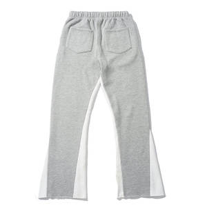 Joggers Streetwear Homme Coupe Ample Évasée Effet Superposé 2026, 100% Coton, Séchage Rapide, Respirant, Fermeture à Cordon de Serrage, Design Personnalisé - Product Image 1