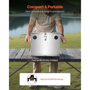 Scatola Batteria Motore Elettrico da Traina Gruppo 24/31 con Maniglie di Bloccaggio e Fori Cavo con Guarnizioni in Gomma - Contenitori e Supporti Batteria per Uso Marino - Product Image 2