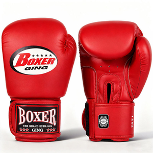Venta Directa de Fábrica, Guantes de Boxeo de PVC Impermeables, Guantes de MMA con Diseño de Dedos Completos, Cierre de Gancho y Bucle, Peso de 12 oz, Logotipo Personalizado - Product Image 5