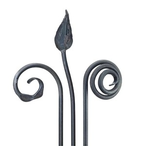 Piquet de jardin en métal rustique élégant en forme de narcisse, sculpture florale artistique pour décoration extérieure - Product Image 2