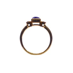 Wedding Wear 925 Sterling <b>Silver</b> Gold Plated Jewelry Kyanite <b>Emerald</b> Gemstone Women Wear Classic <b>Ring</b> - Product Image 3