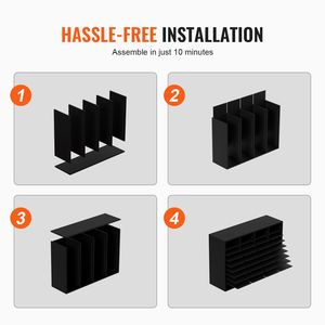 Organizzatore per Documenti in Legno a 36 Scomparti, Ripiani Rimovibili, per Ufficio, Casa, Aula, Classificatore per Documenti e Lettere - Product Image 4